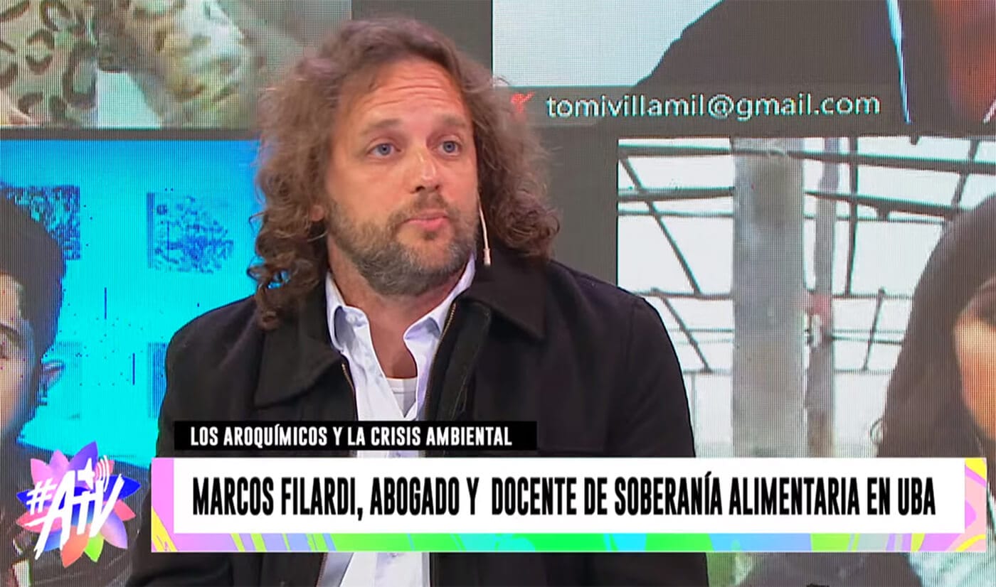 Marcos Ezequiel Filardi de la REDASA en la TV Pública